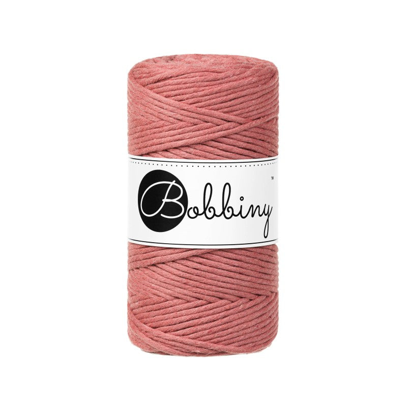 Bobbiny Makramee Garn 3mm gezwirnt Peony 100m - mahina