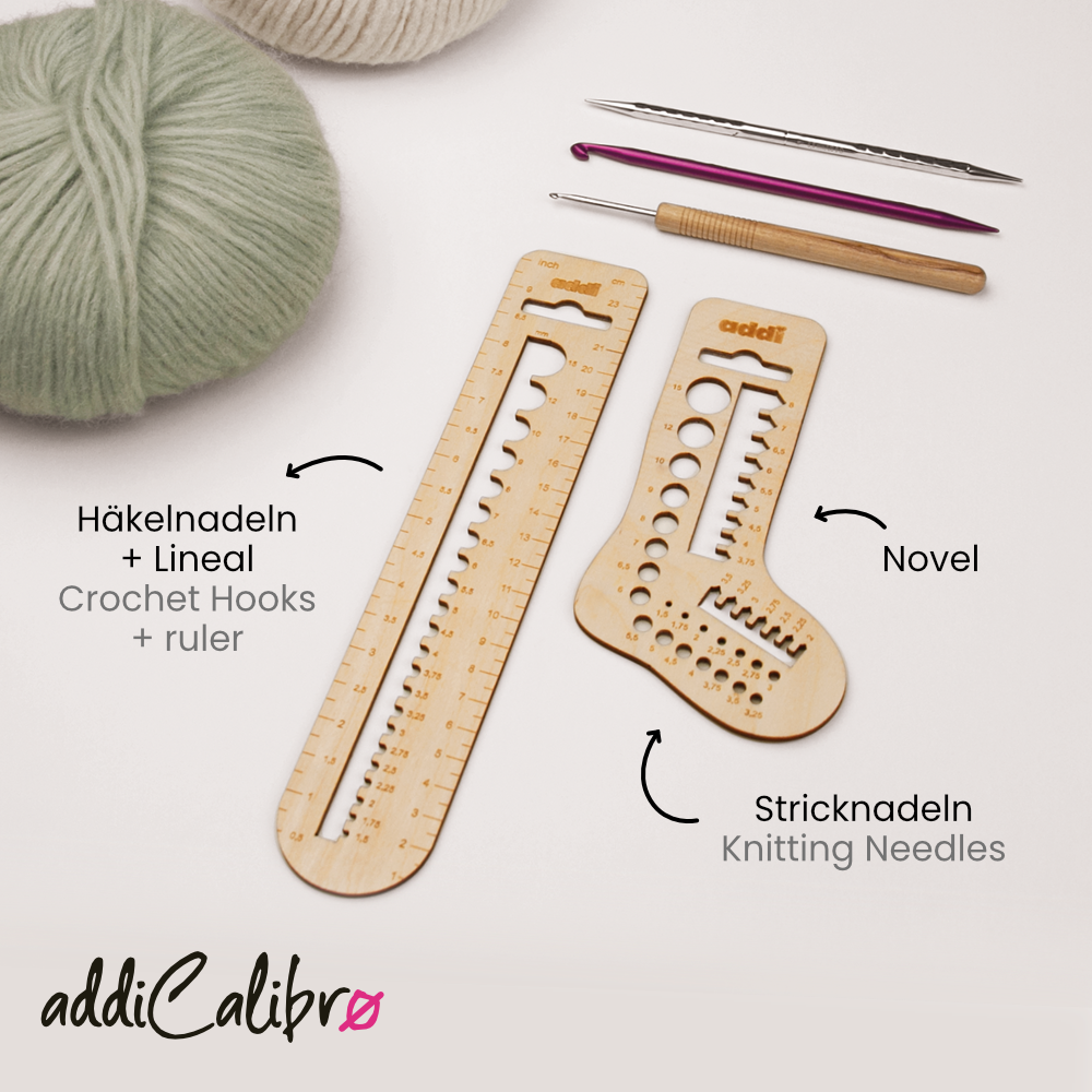 Addi Holznadelmaß-Set "addiCalibro", 535-2 - mahina