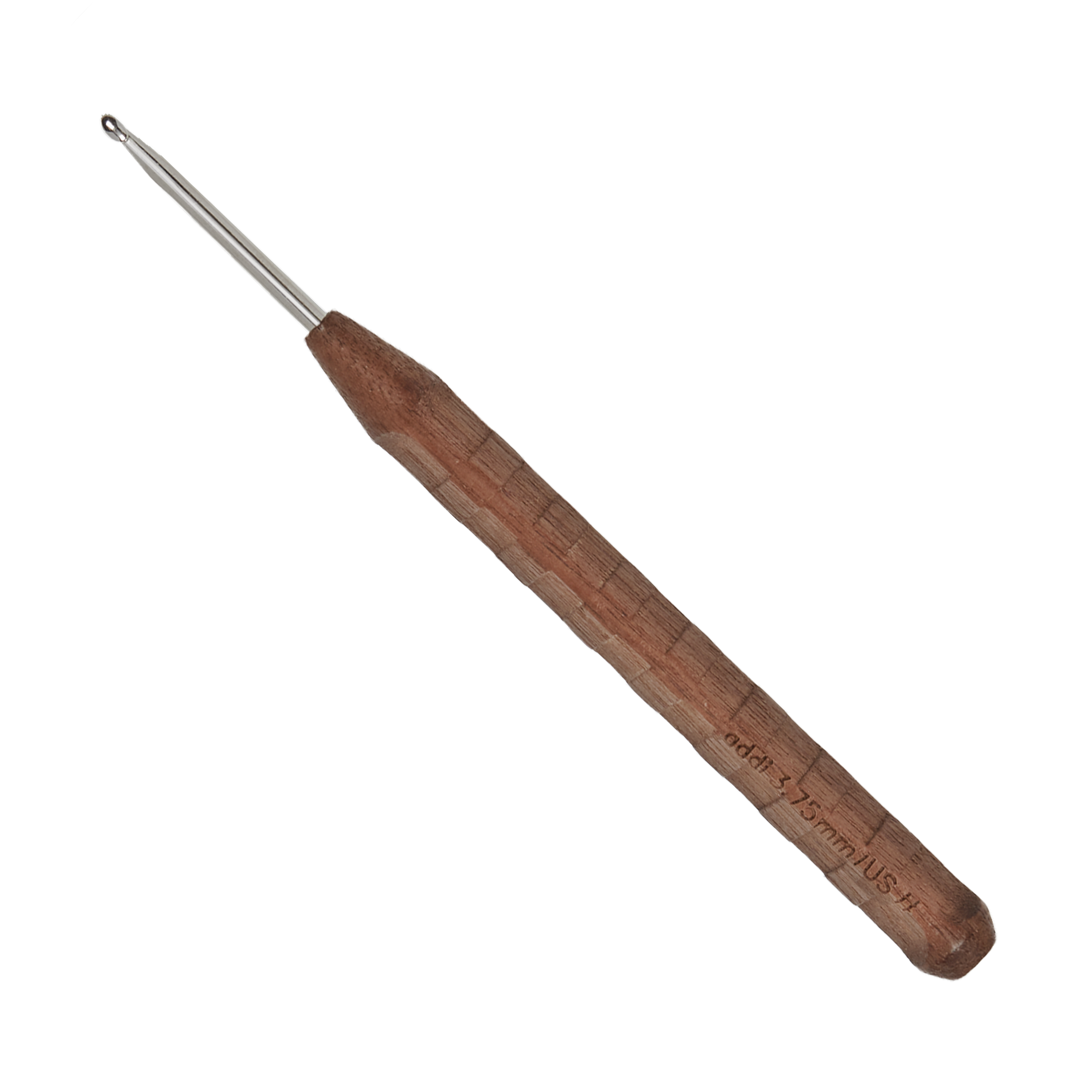 Addi Wollhäkelnadel "addiNature" mit Griff aus Walnussholz 16cm, 587-2 - mahina