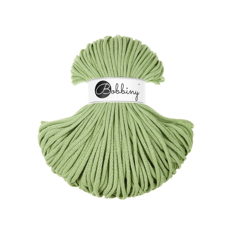 Bobbiny PREMIUM Flechtkordel 5mm geflochten Matcha 100m - MAHINA