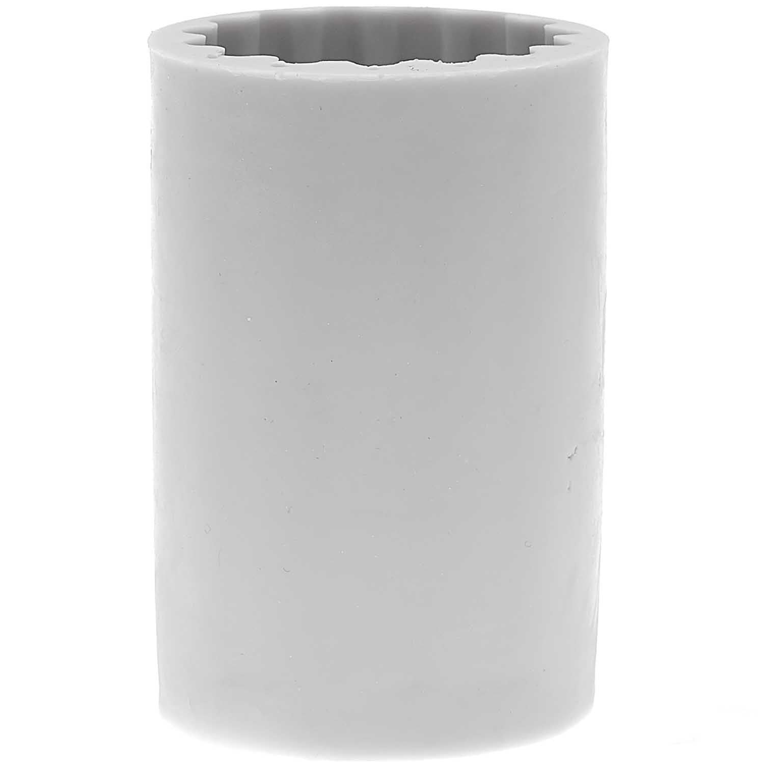 Kerzengießform Zylinder geriffelt, 60x60x88mm - mahina