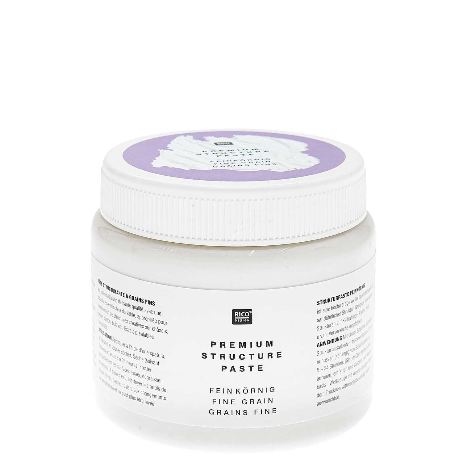 Premium Strukturpaste feinkörnig, verschiedene Größen - mahina