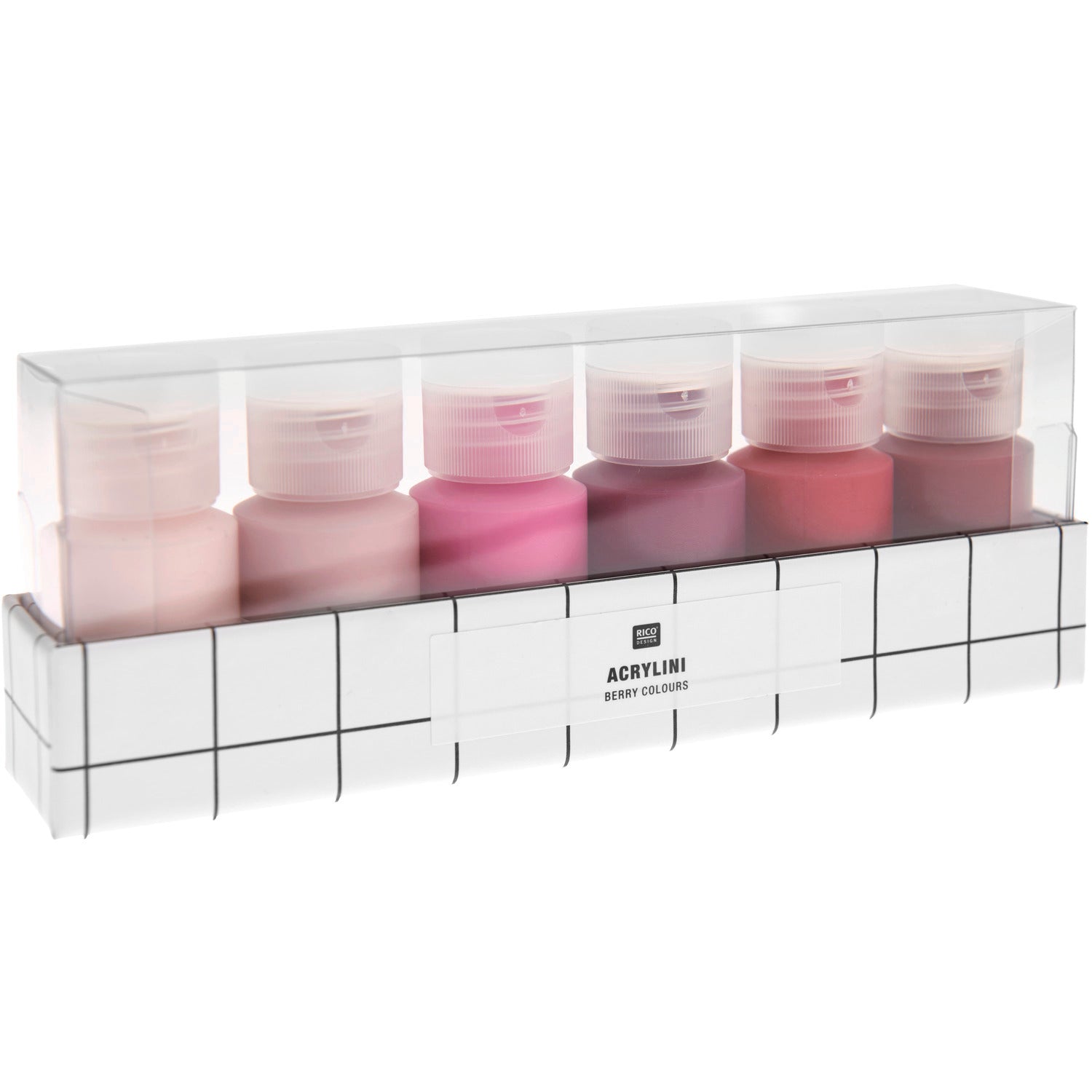 Acrylini Acrylfarben Set 6x22ml, verschiedene Farben - mahina
