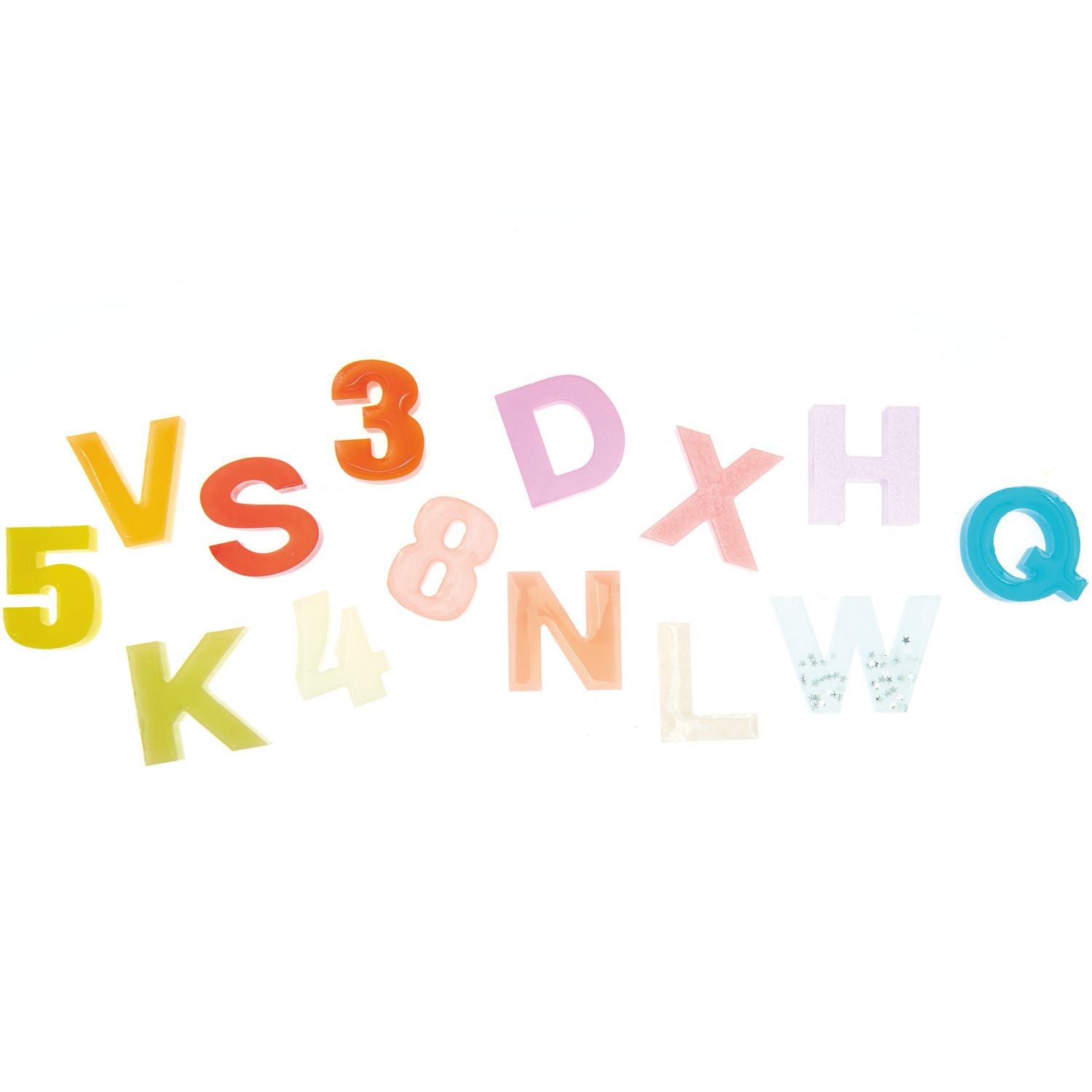 Silikon Gießform Alphabet, 4 cm - mahina