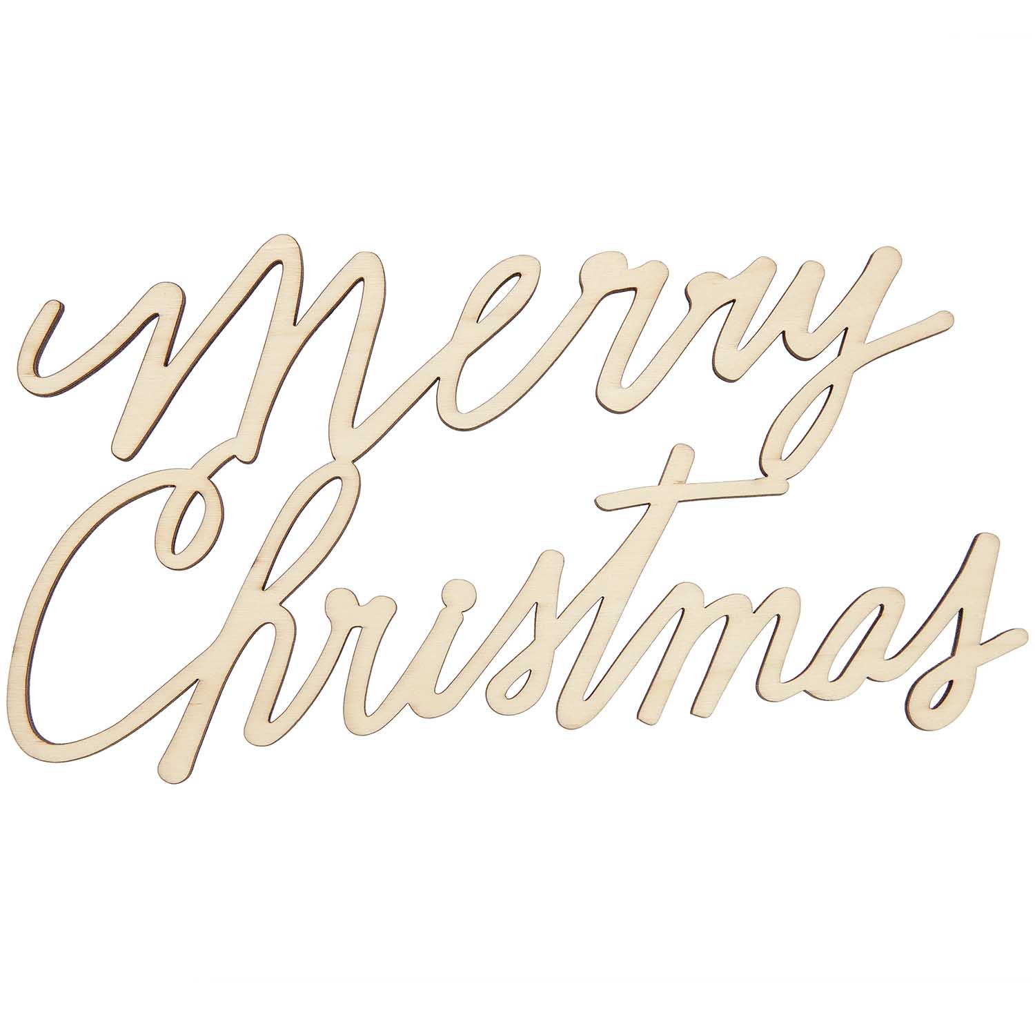 Rico Design Holzschriftzug magnetisch "Merry Christmas", 28,5x18,5cm - mahina