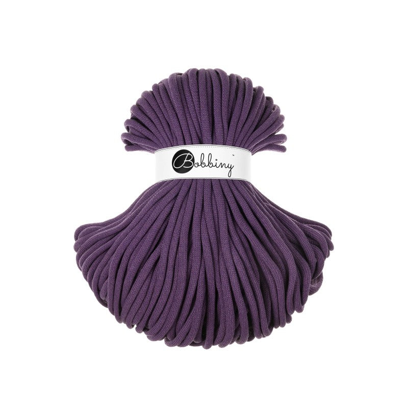 Bobbiny JUMBO Flechtkordel 9mm geflochten Violet 100m - mahina