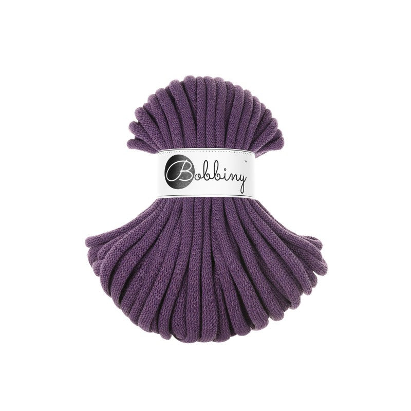 Bobbiny JUMBO Flechtkordel 9mm geflochten Violet 30m - mahina