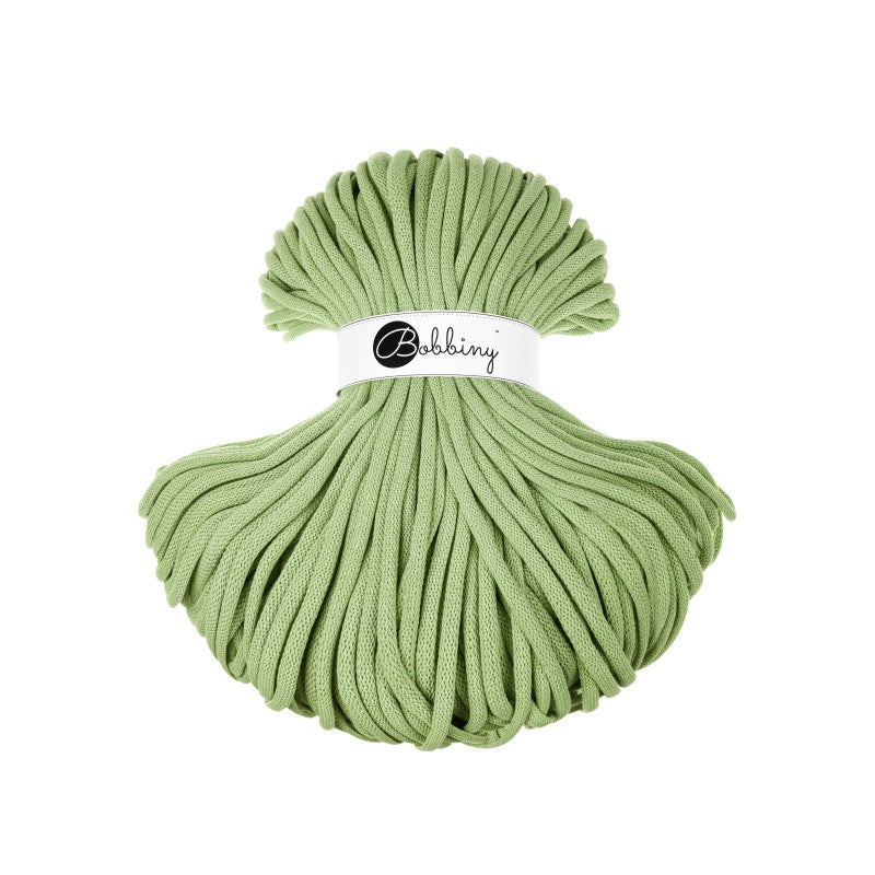 Bobbiny JUMBO Flechtkordel 9mm geflochten Matcha 100m - MAHINA