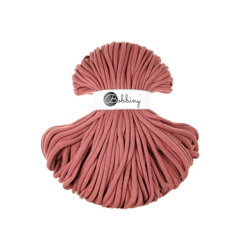 Bobbiny JUMBO Flechtkordel 9mm geflochten Peony 100m - mahina