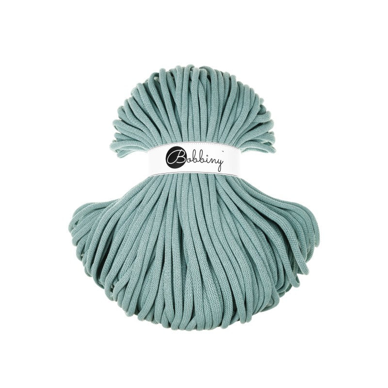 Bobbiny JUMBO Flechtkordel 9mm geflochten Duck Egg Blue 100m - mahina