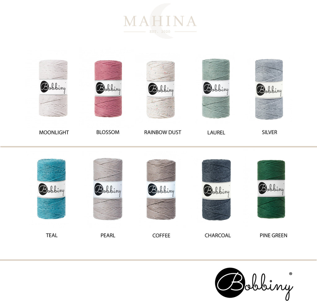 Handgemachter Makramee Cake Topper "Regenbogen" - mahina