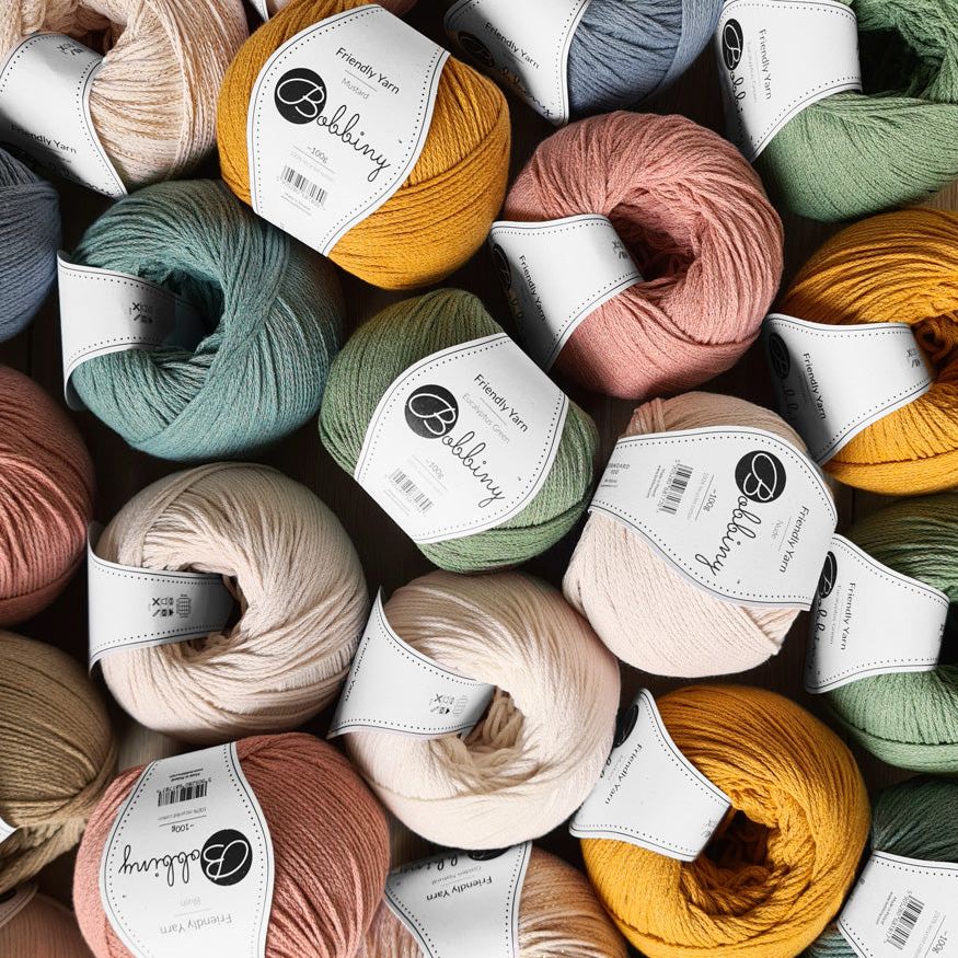 Bobbiny Friendly Yarn 100g in verschiedenen Farben - mahina