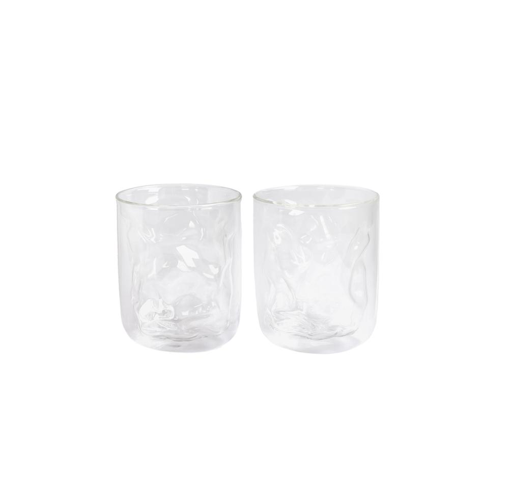 Leeff doppelwandiges Glas "Baan" 250ml 2 Stück - mahina