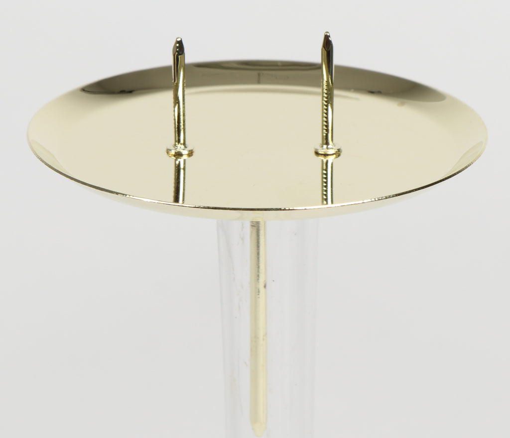 Metall Adventskranzkerzenhalter 10cm in gold, 4 Stück - MAHINA