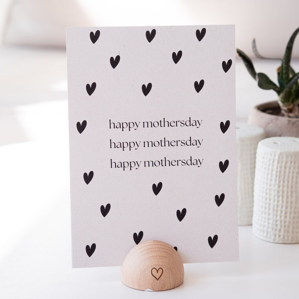 Geschenkkarte "happy mothersday" - Postkarten von mahina