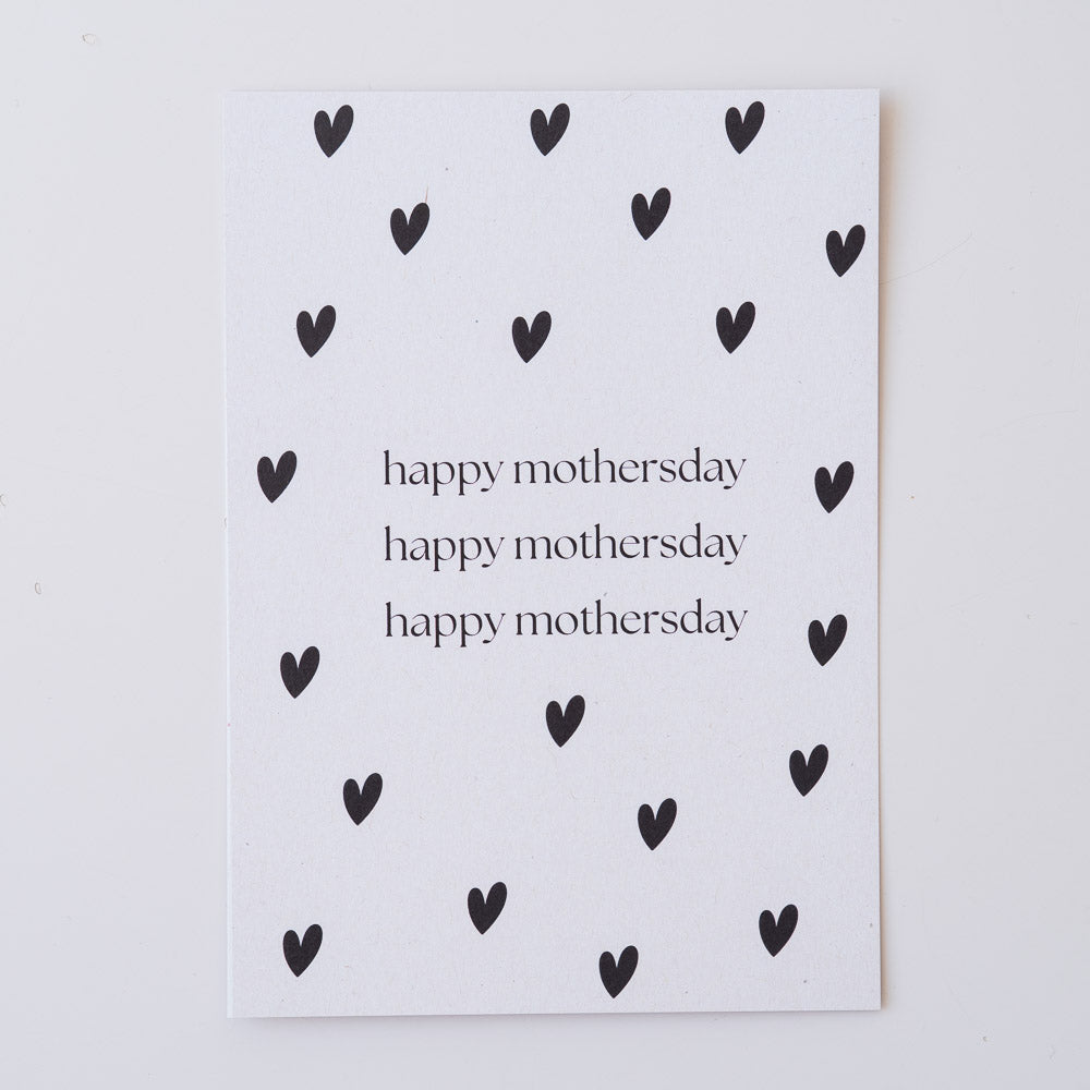 Geschenkkarte "happy mothersday" - Postkarten von mahina