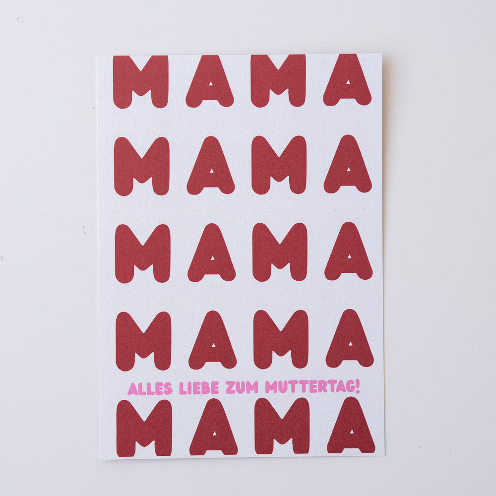 Geschenkkarte "Mama Mama" - Postkarten von mahina