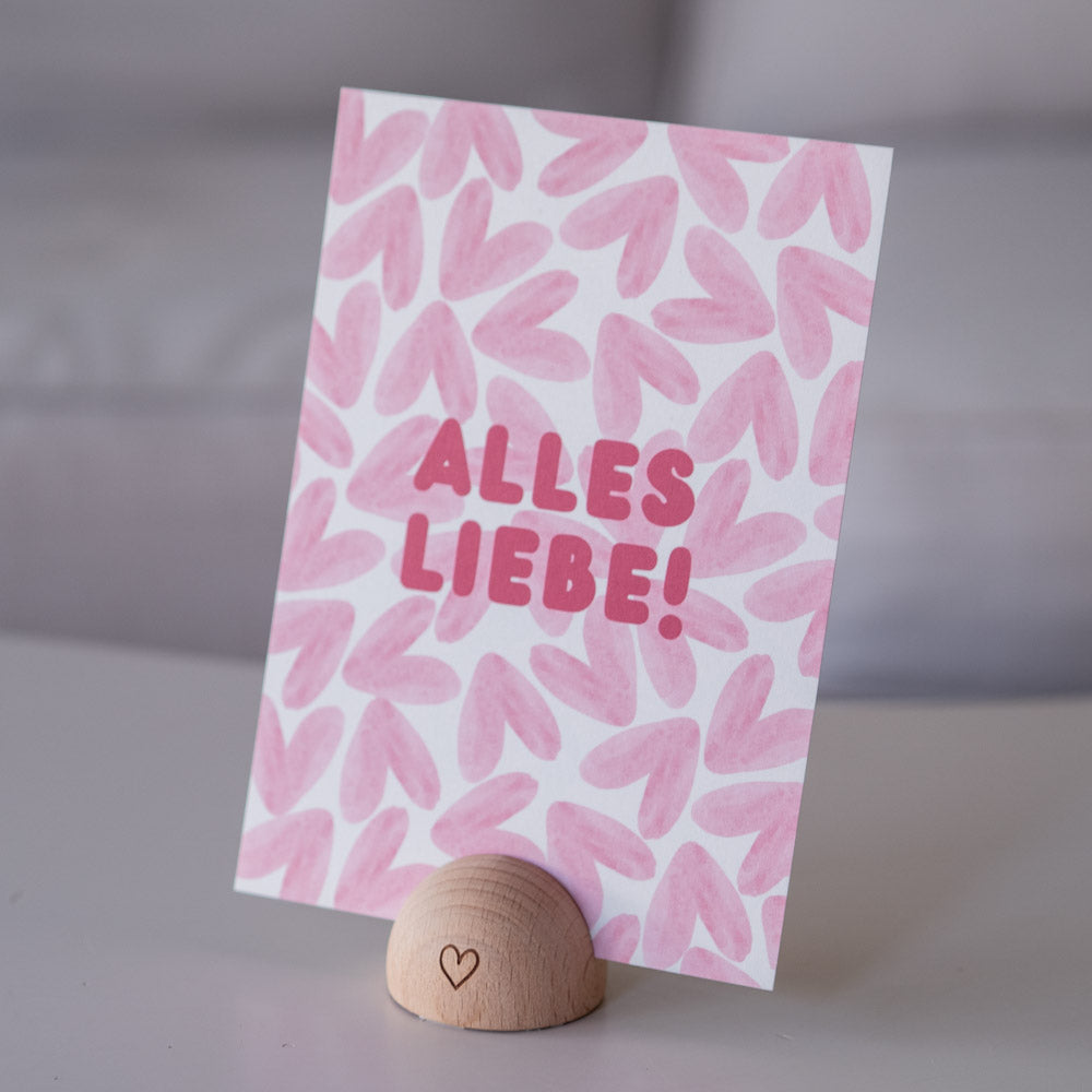 Geschenkkarte "Alles liebe!"