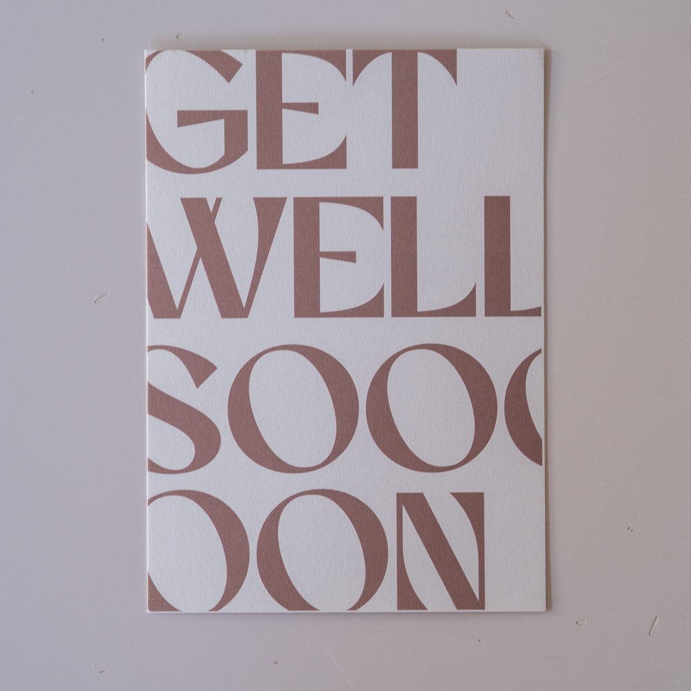 Geschenkkarte "Get well soon"