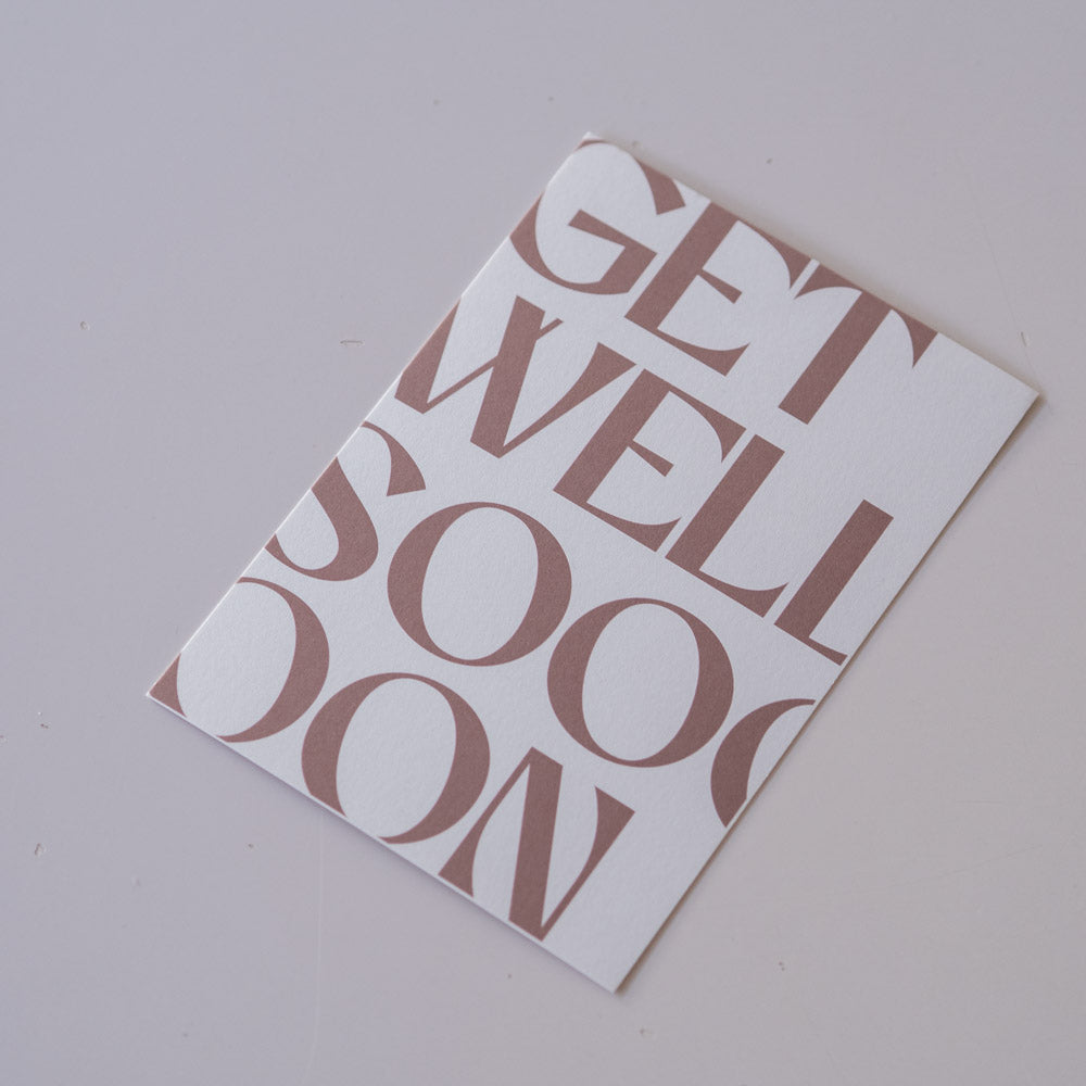 Geschenkkarte "Get well soon"