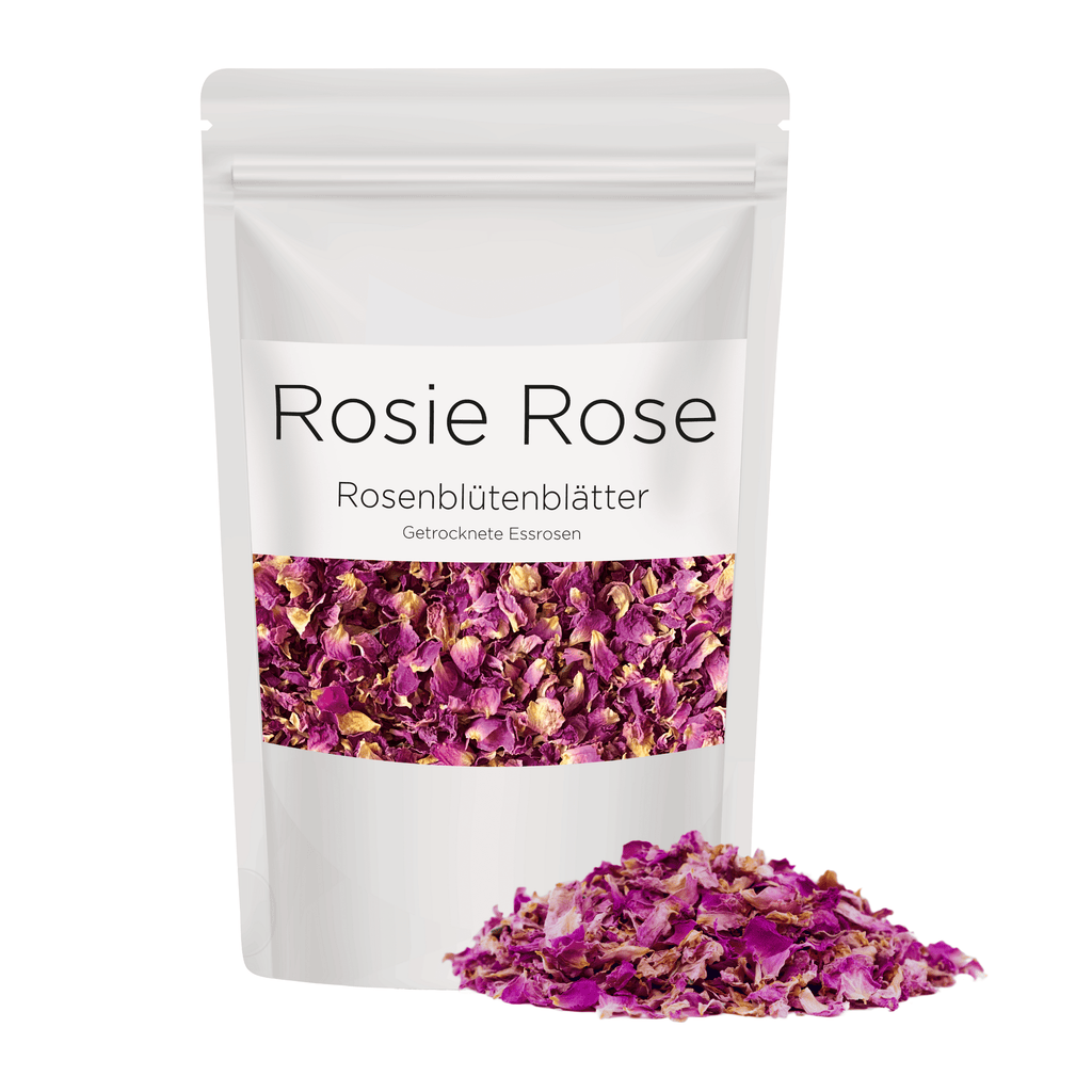 Essbare Blüten "Damaszener Rosenblütenblätter" - mahina