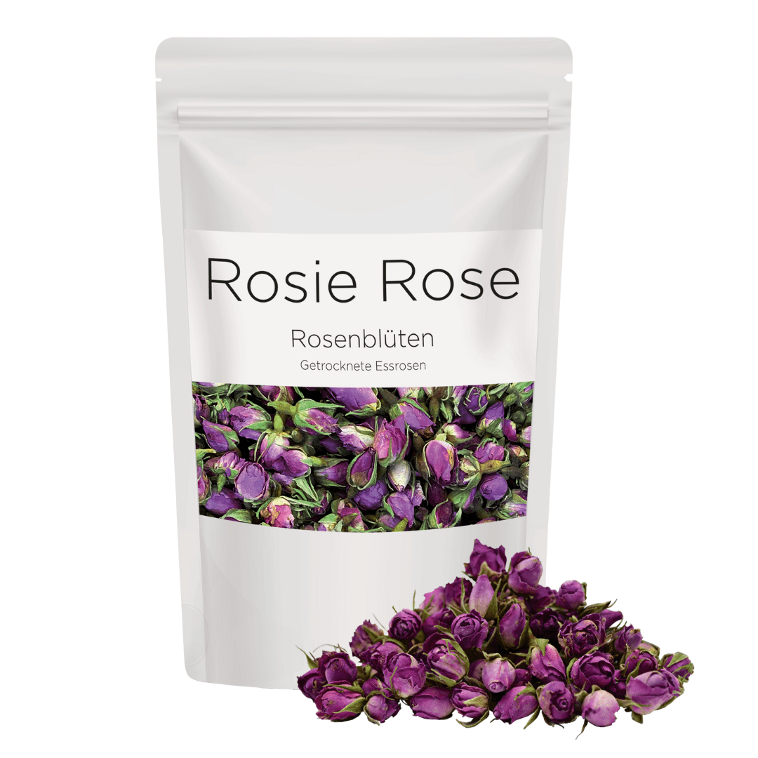 Essbare Blüten "Damaszener Rosenblüten" - mahina
