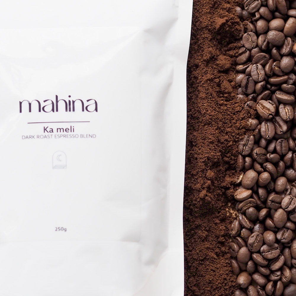 mahina Kaffeebohnen - ka meli - mahina