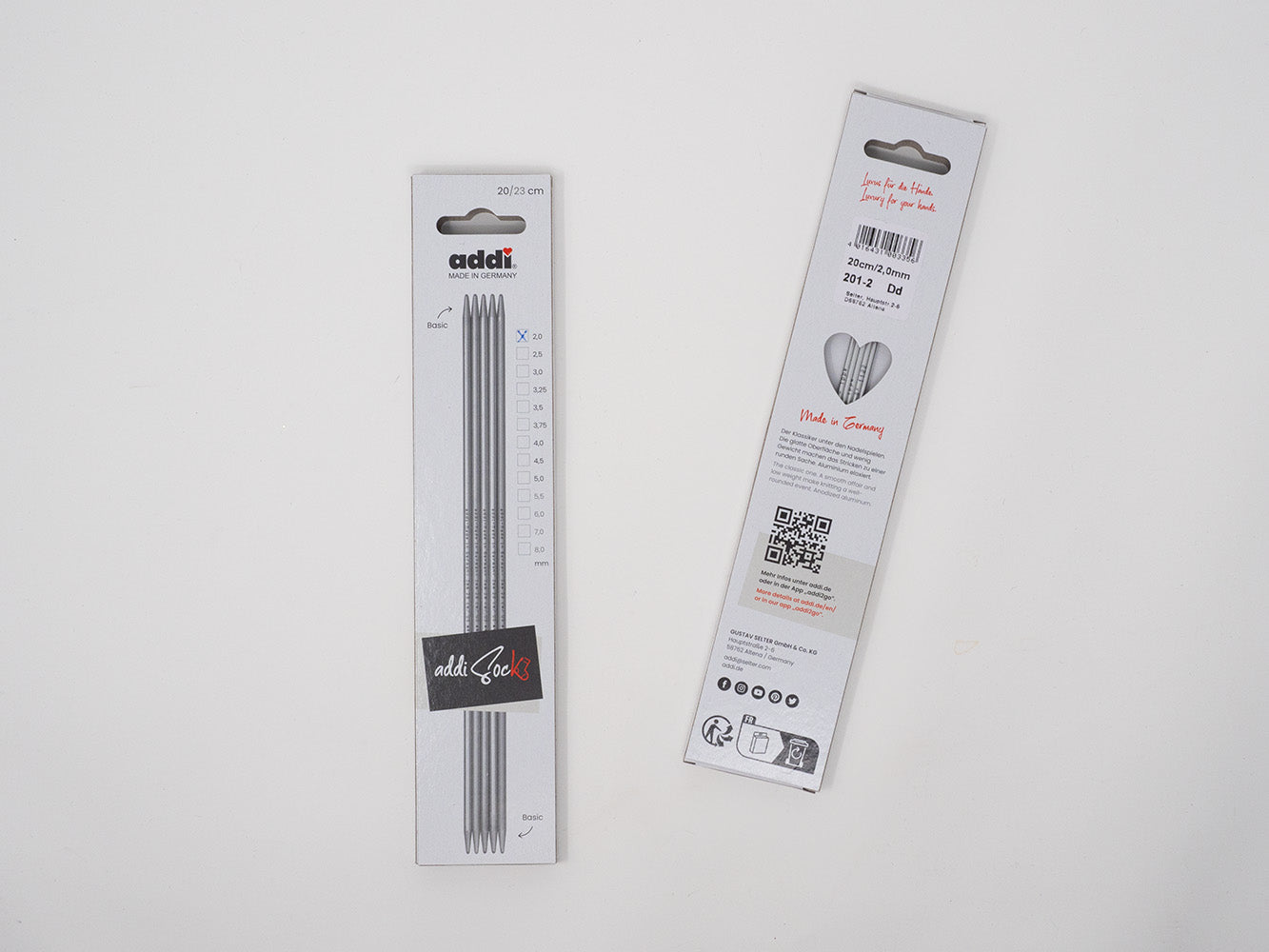 Addi Strumpfstricknadel "addiSock" Nadelspiel 20cm 201-2 - Bastelbedarf -> Häkeln und Stricken -> Stricknadeln von mahina