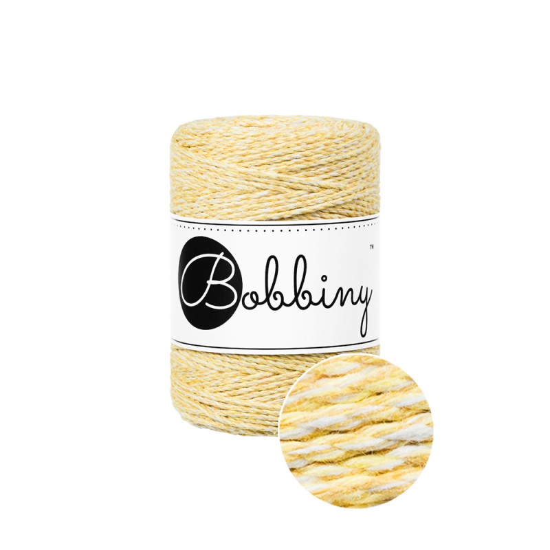 Bobbiny Makramee Garn 1,5mm 3ply 100m verschiedene Farben - mahina