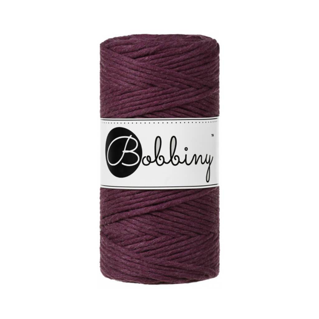 Bobbiny Makramee Garn 3mm gezwirnt 100m verschiedene Farben - mahina