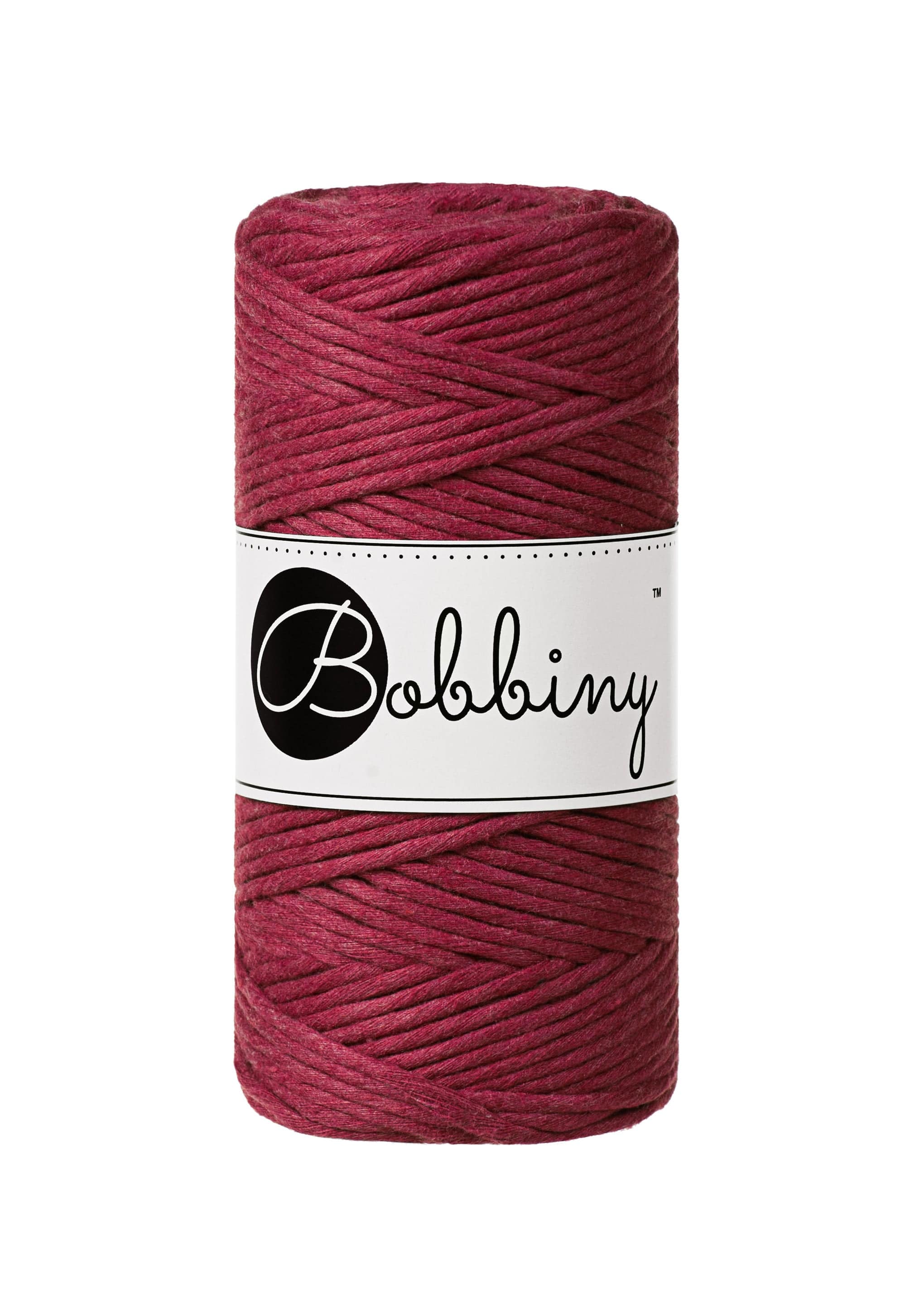 Bobbiny Makramee Garn 3mm gezwirnt 100m verschiedene Farben - mahina