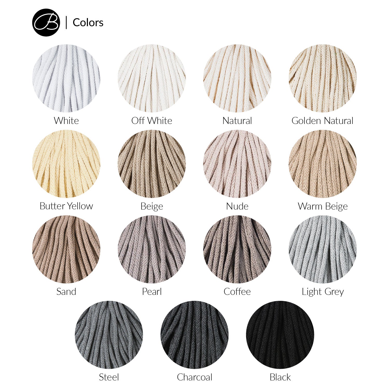 Bobbiny JUMBO Flechtkordel 9mm geflochten 30m - Garne > Baumwollgarne > Bobbiny > Geflochten > 9mm von mahina