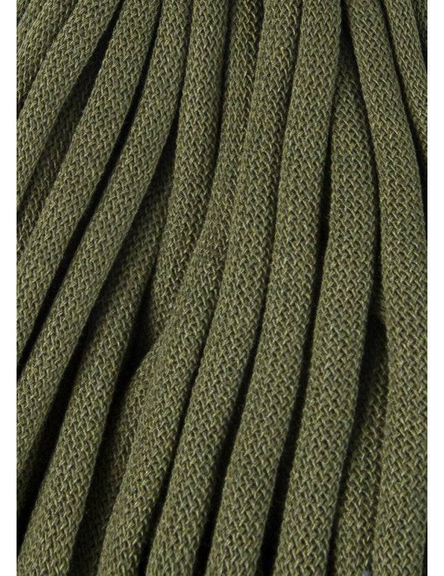 Bobbiny JUMBO Flechtkordel 9mm geflochten Avocado 100m - mahina