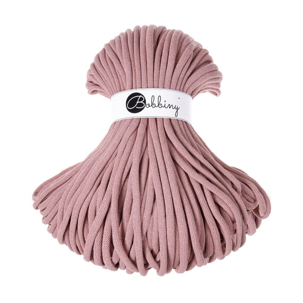 Bobbiny JUMBO Flechtkordel 9mm geflochten Blush 100m - mahina