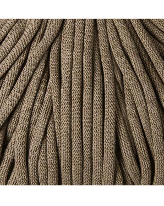 Bobbiny JUMBO Flechtkordel 9mm geflochten Coffee 100m - mahina