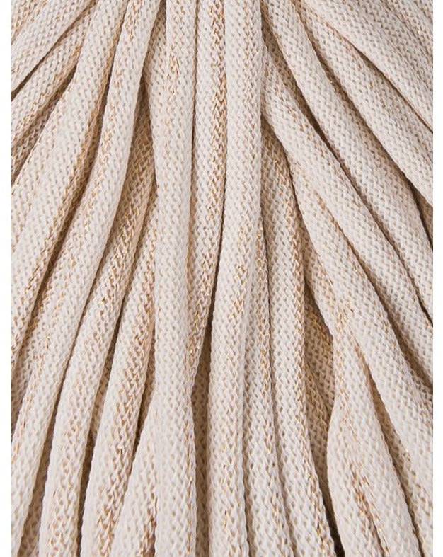 Bobbiny JUMBO Flechtkordel 9mm geflochten Golden Natural 100m - mahina