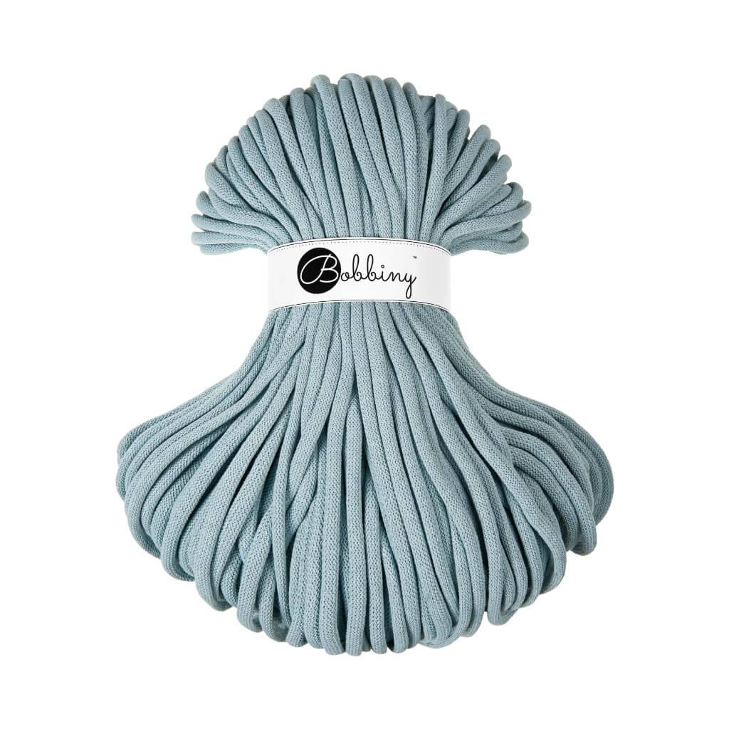 Bobbiny JUMBO Flechtkordel 9mm geflochten Misty 100m - mahina