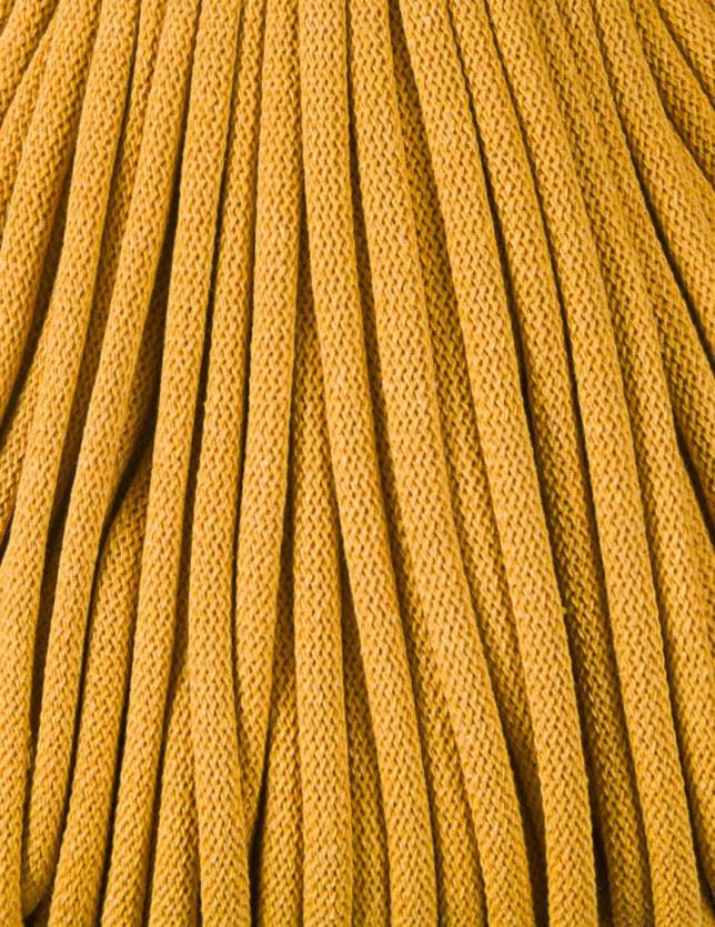 Bobbiny JUMBO Flechtkordel 9mm geflochten Mustard 100m - mahina