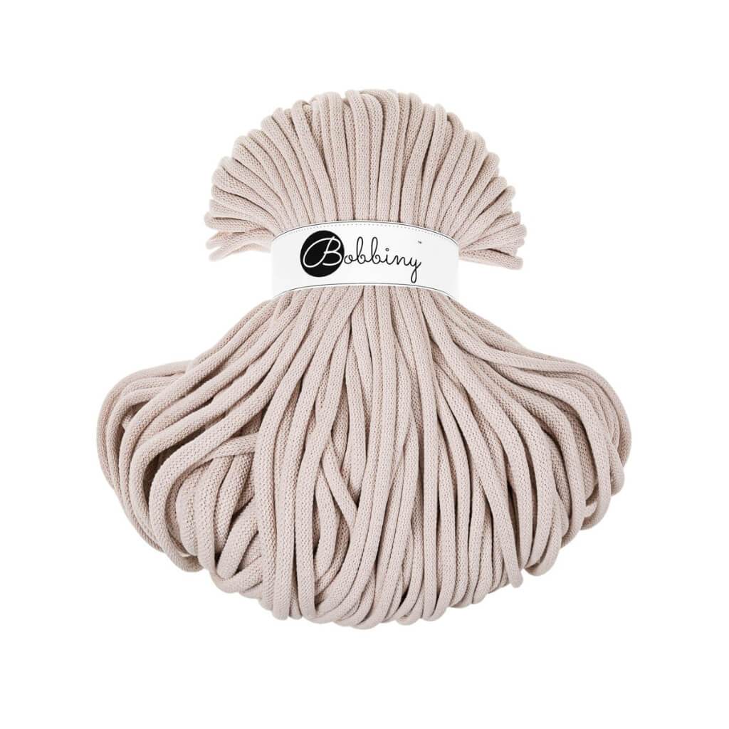 Bobbiny JUMBO Flechtkordel 9mm geflochten Nude 100m - mahina