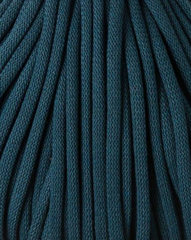 Bobbiny JUMBO Flechtkordel 9mm geflochten Peacock Blue 100m - mahina