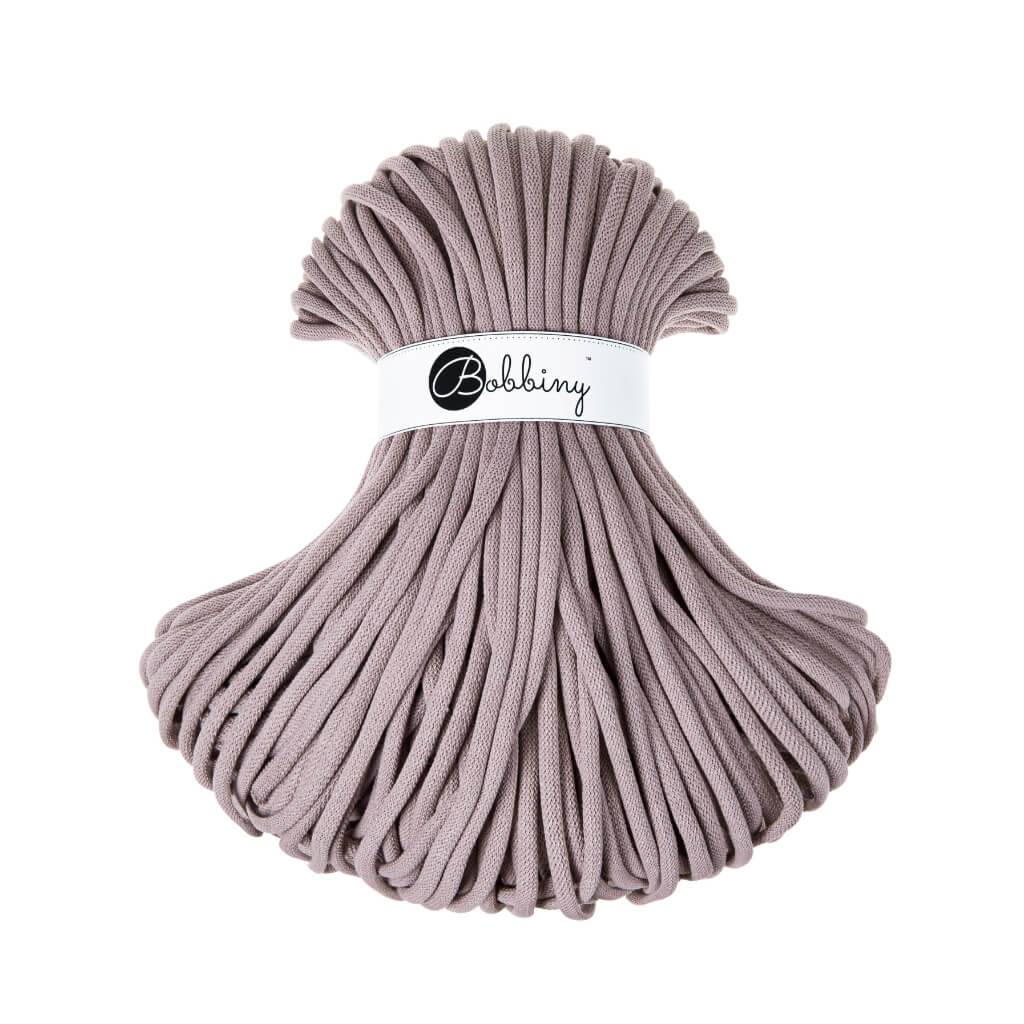 Bobbiny JUMBO Flechtkordel 9mm geflochten Pearl 100m - mahina