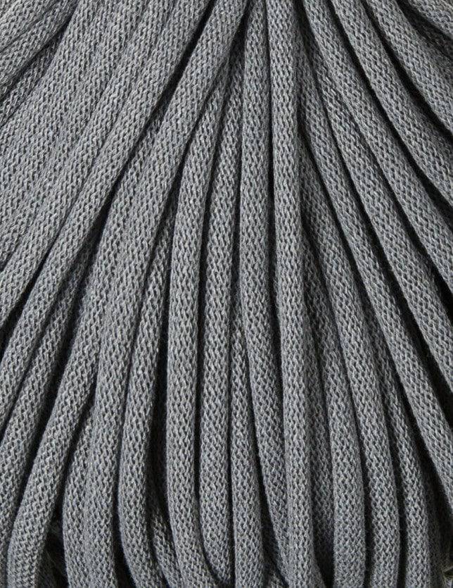 Bobbiny JUMBO Flechtkordel 9mm geflochten Steel 100m - mahina