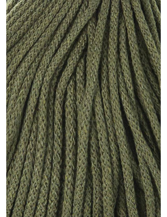 Bobbiny JUNIOR Flechtkordel 3mm geflochten Avocado 100m - mahina