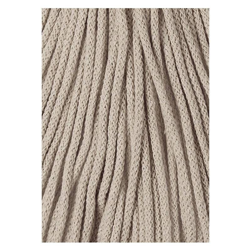 Bobbiny JUNIOR Flechtkordel 3mm geflochten Beige 100m - mahina