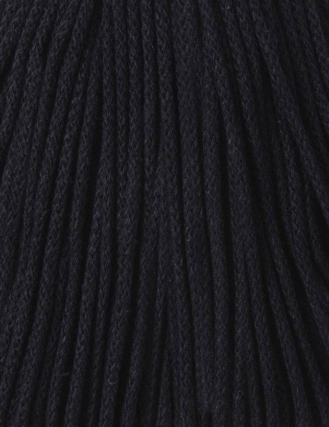 Bobbiny JUNIOR Flechtkordel 3mm geflochten Black 100m - mahina