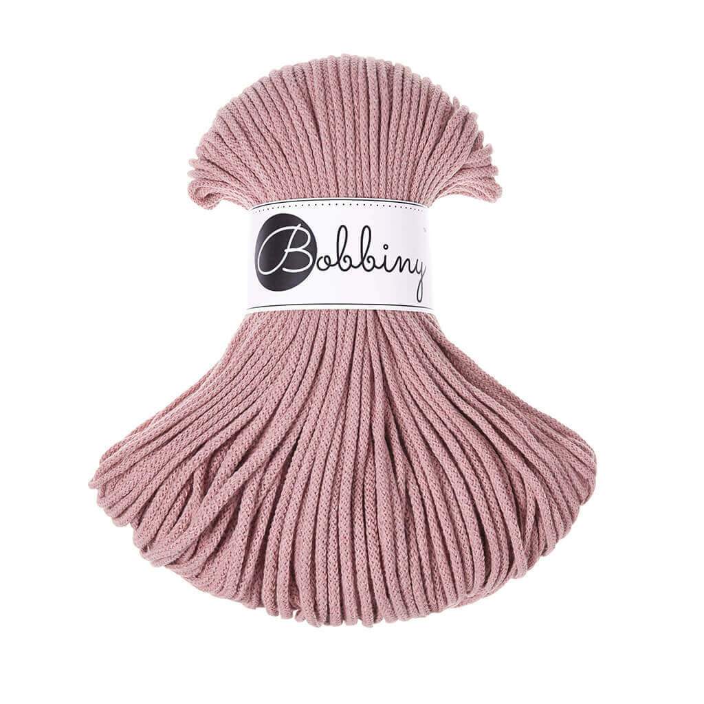 Bobbiny JUNIOR Flechtkordel 3mm geflochten Blush 100m - mahina