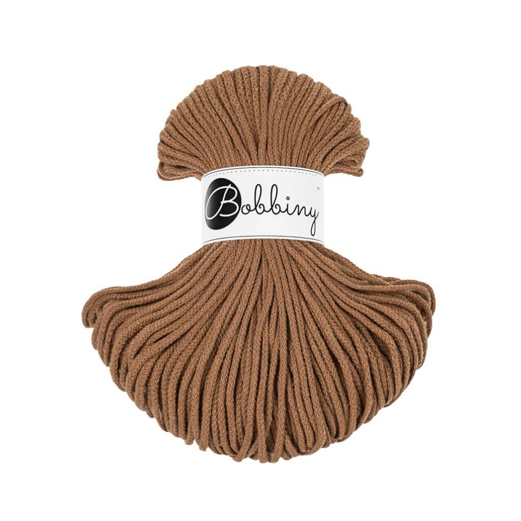 Bobbiny JUNIOR Flechtkordel 3mm geflochten Caramel 100m - mahina