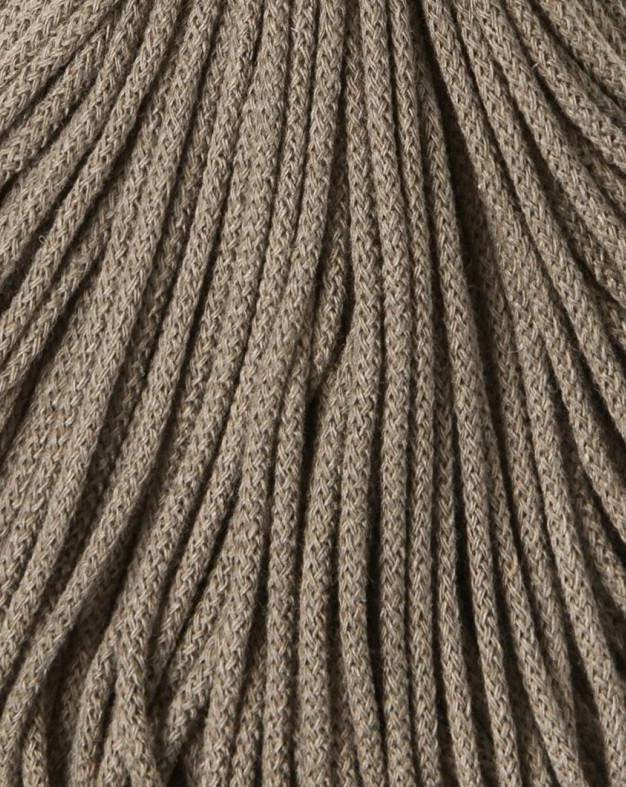 Bobbiny JUNIOR Flechtkordel 3mm geflochten Coffee 100m - mahina