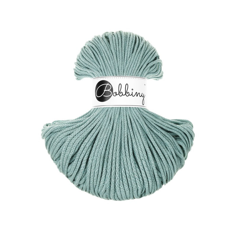 Bobbiny JUNIOR Flechtkordel 3mm geflochten Duck Egg Blue 100m - mahina