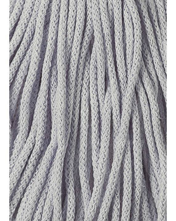 Bobbiny JUNIOR Flechtkordel 3mm geflochten Light Grey 100m - mahina